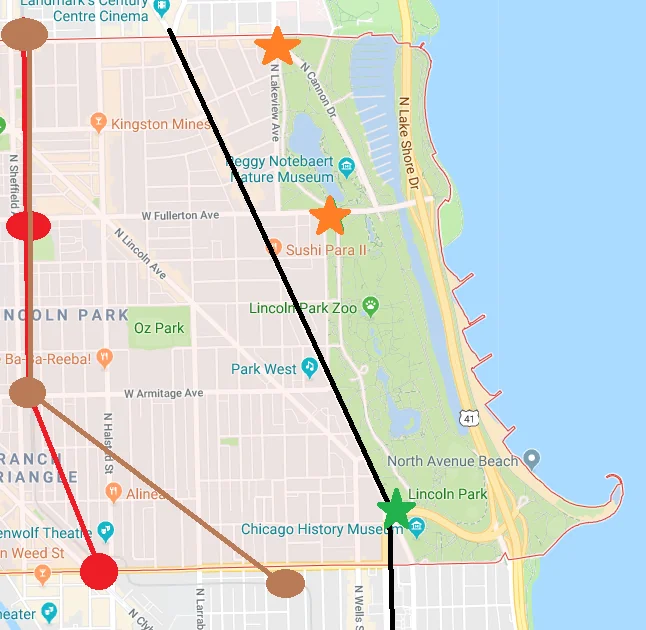 Lincoln Park Chicago Map